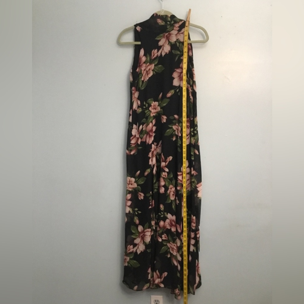 Rachel Zoe Black Floral Maxi Dress